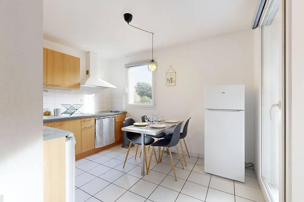 Appartement My Cozy Flat - Cote Jardin - Parking - Terrasse à Toulouse 0*,