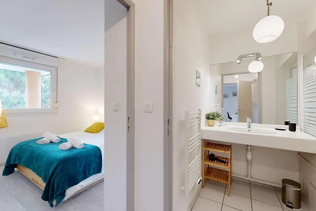 My Cozy Flat - Cote Jardin - Parking - Terrasse Apartman Toulouse