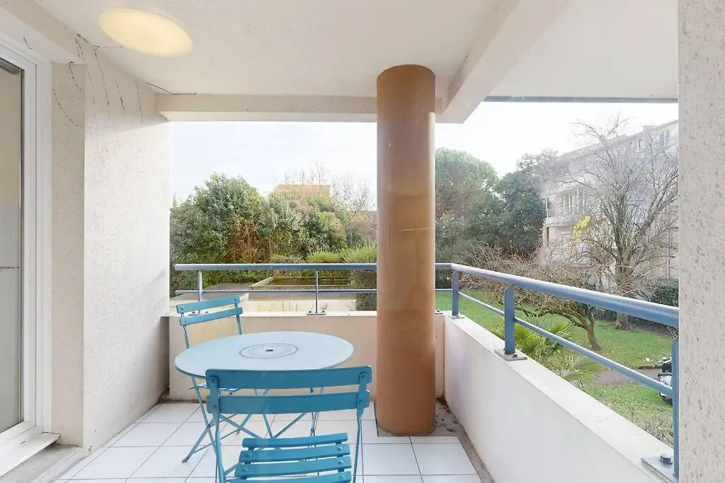 My Cozy Flat - Cote Jardin - Parking - Terrasse Apartman Toulouse